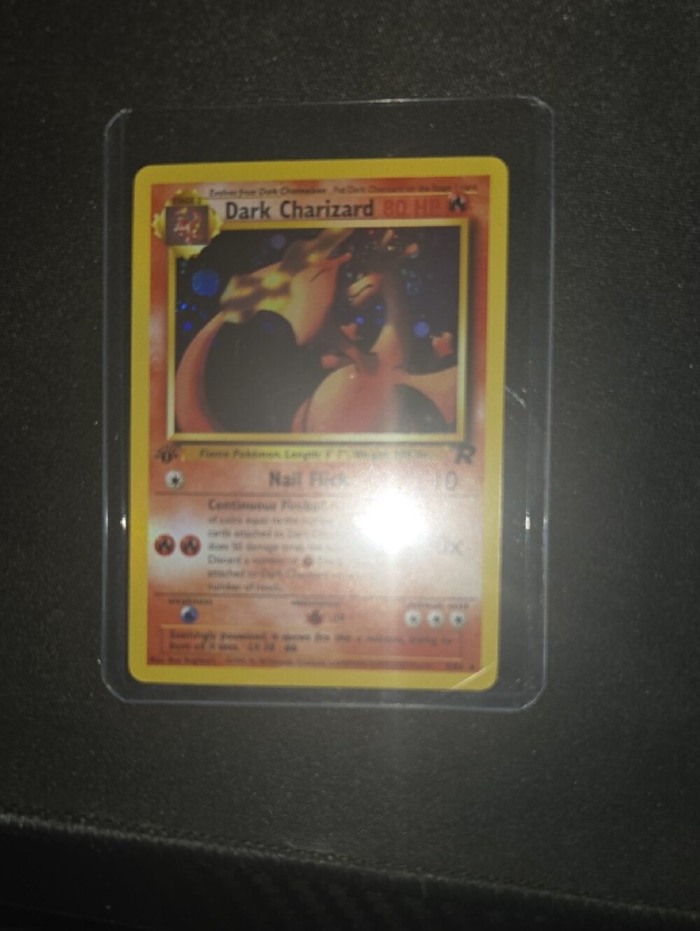 Dark Charizard Proxy Holographic Card